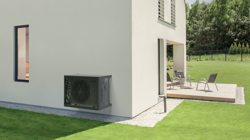 Gamme cache pompe à chaleur et climatisation - boutique Poujoulat